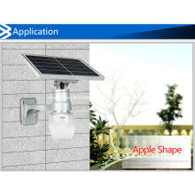 Solar Apple/Peach Shaped Garden All in One Solar Light